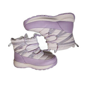 Lands' End Youth Girls Insulated Winter Boots Lavender Size 6